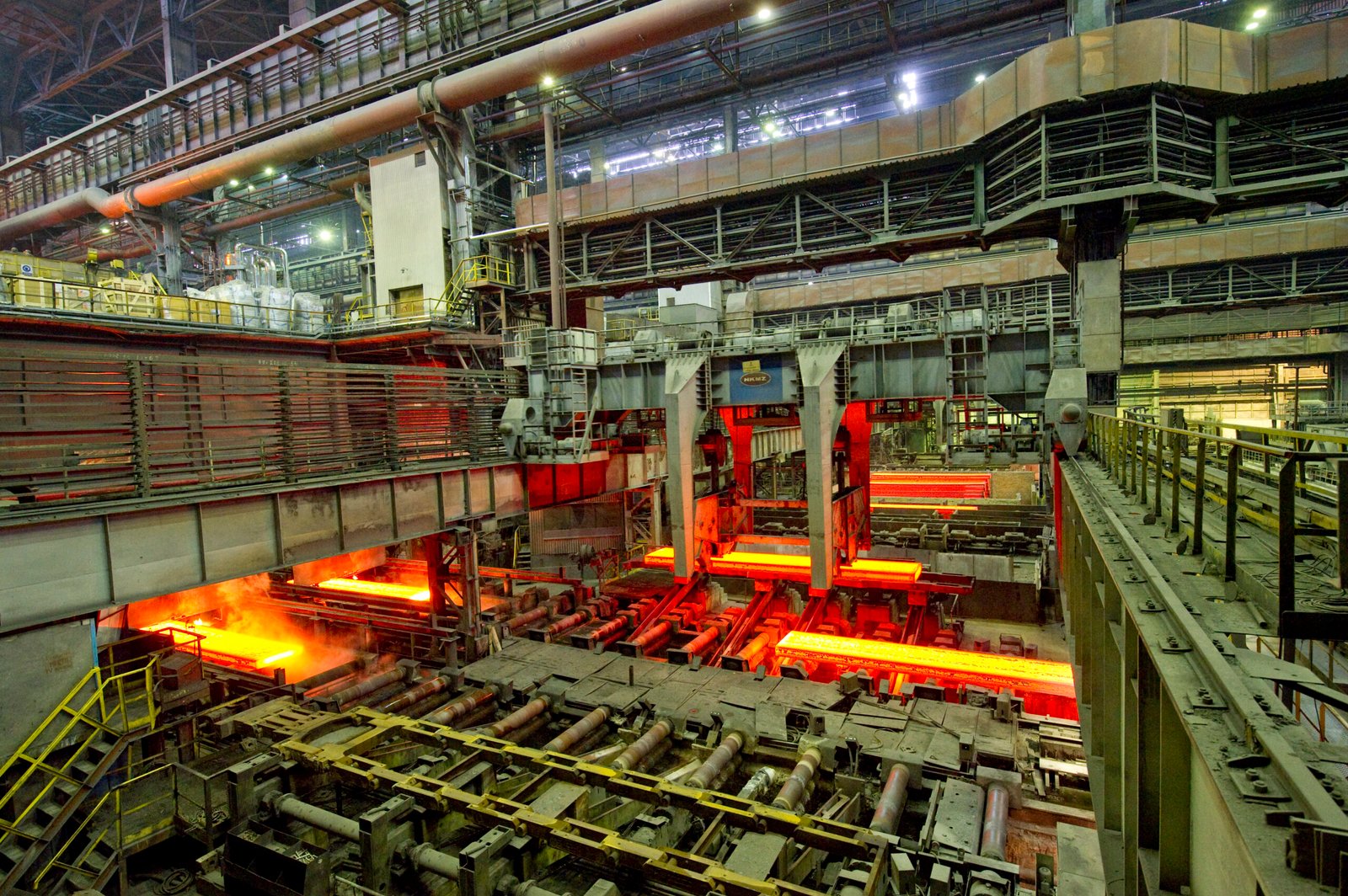 continuous casting plant steel mill scaled